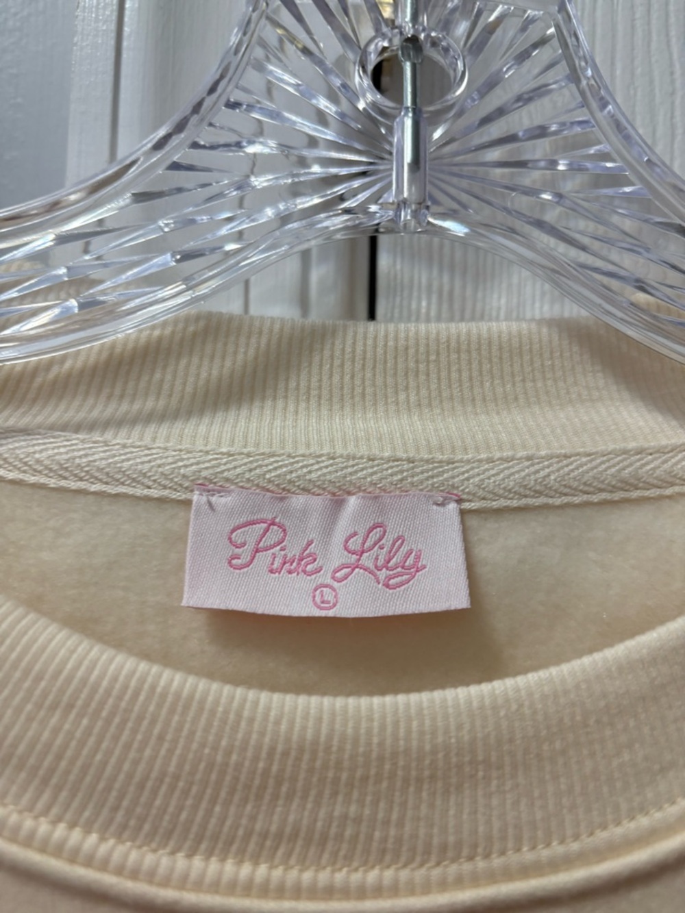 Pink Lily I Prefer Espresso In My Martini Graphic Sweatshirt Size Large NWOT - Picture 4 of 4